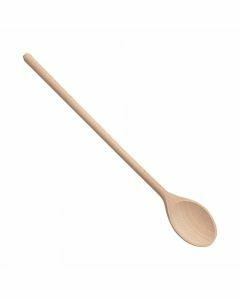 Houten kooklepel ovaal 40cm