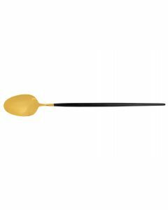 Soprano black gold sorbetlepel Amefa per set van 6