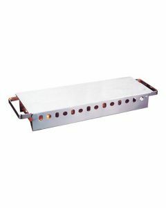 Schotelwarmer 3 pits rvs