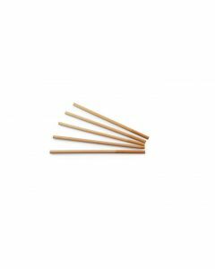 Drinkrietje in riet ø 6-8mm lengte 22cm per set van 50
