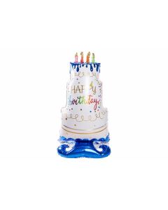 Folieballon birthday cake 76 x 150cm