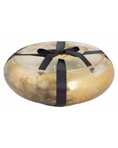 Geurkaars luxury brush goud ø 20cm