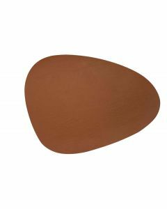 Placemat lederlook organic cognac 30,5 x 39cm