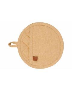 Stoff pannenlap amber gold ø 20cm