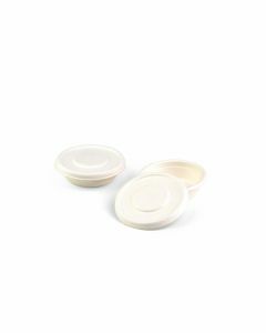 Senza suikerriet deksel ø 6,5cm Sier Disposables per set van 80