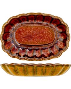 Hapjesschaaltje Elements mustard 9 x 6,5cm