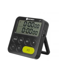 Timer dubbel zwart