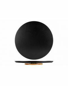 Draaiplateau Lazy Susan Black & Wood ø 39,5cm