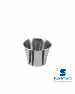 Potje inox ø 5,5cm per set van 6