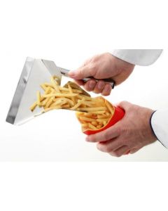 Frietschep/trechter rvs