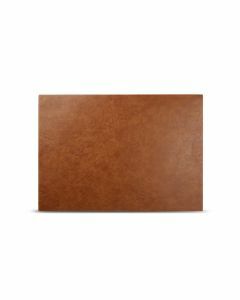 Placemat 43 x 30cm lederlook bruin