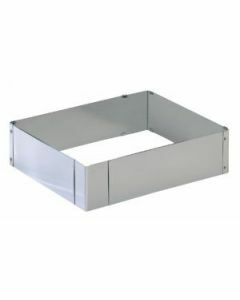 Verstelbare rechthoekige taartring