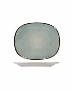 Plat bord Fez blue ovaal 24 x 31cm