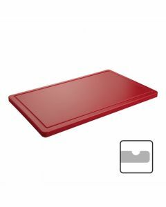 Snijplank 1/1 GN rood met sapgeul