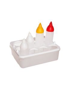 Doseerflesorganiser + doseerflessen Araven