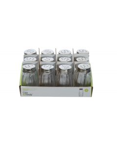 Zoutvat glas per set van 12