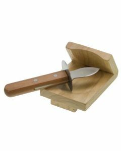 Oestermes met houten houder