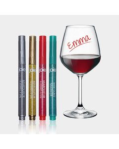 4 markeerstiften Joie voor op glas