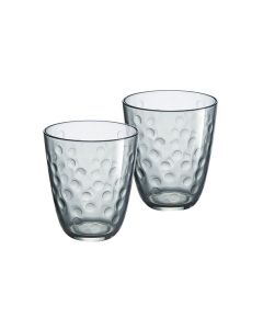 Glas Concepto bulle pepite grijs 31cl per set van 6