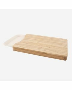 Bamboe snijplank met dienblad uit bamboevezel 37 x 27,5 x 3,4cm