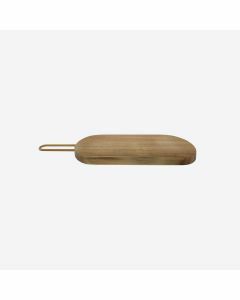 Serveerplank met koperen handvat Point-Virgule uit acaciahout 40x12x2cm