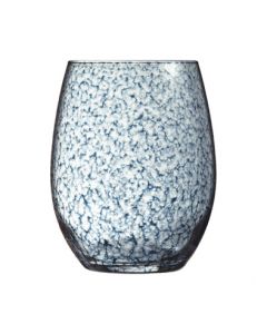 Waterglas Primary handcraft blauw 36cl per set van 6