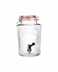 Vintage drankdispenser Kilner 5L met kraantje