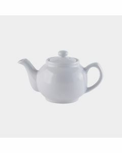 Theepot 2-kops glanzend wit 450ml Price & Kensington