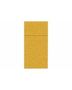 Floral pocket serviet goud per set van 16