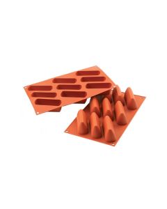 Siliconen bakvorm 'gianduiotto' 93x31mm Silikomart