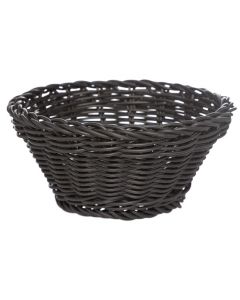 Mandje zwart plastiek ø 15cm